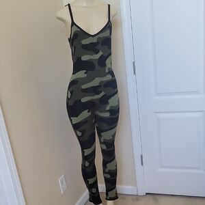 Camo Print Women's Jumpsuit